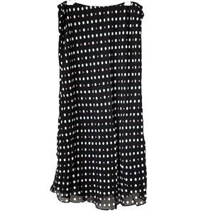 Flirty polka dot maxi/midi skirt